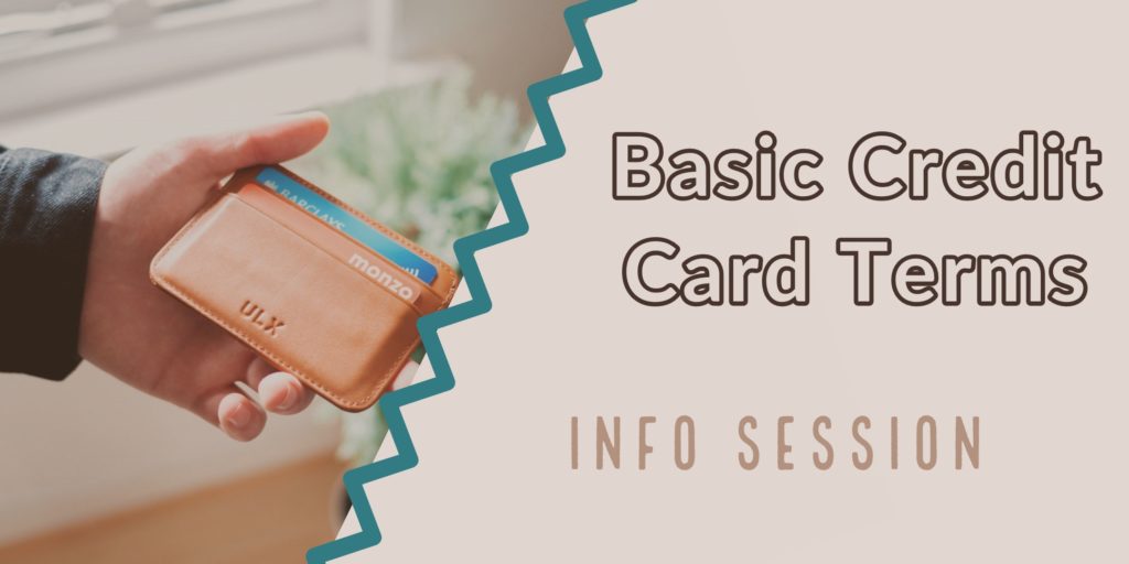 basic credit card terms